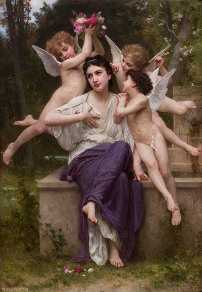 Lentedroom door William Adolphe Bouguereau